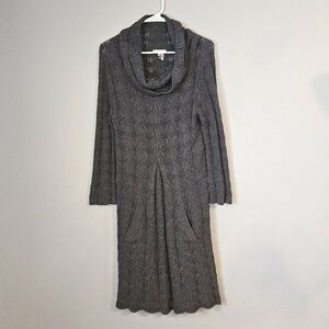 Tyler Böe Knit Cowl Dress - Cotton/ Cashmere. Size Medium.